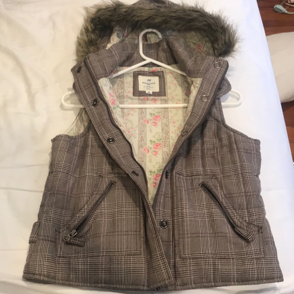 Plaid Vest